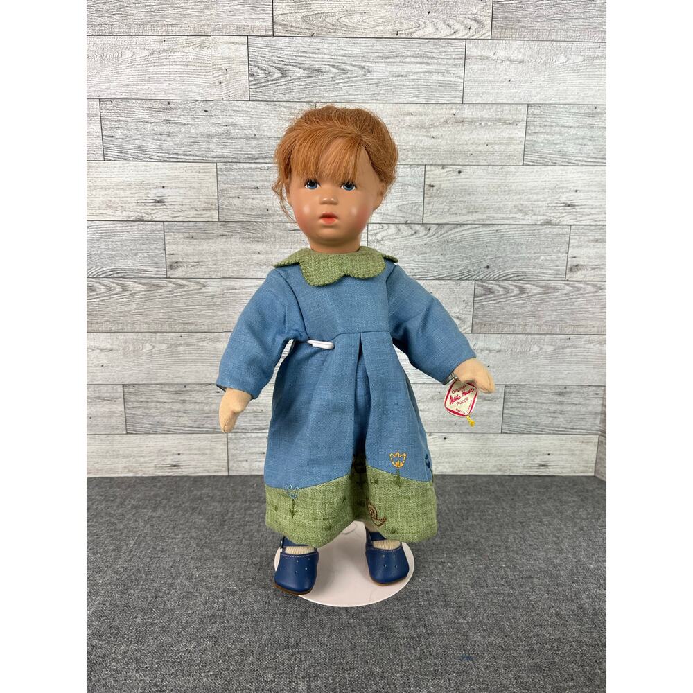 Vintage KATHE KRUSE FLORENTINE Doll 14” Red Hair Blue Eyes Original Germany